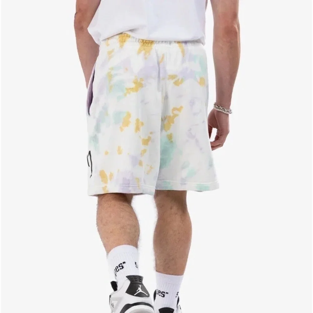 JORDAN Sport DNA Tie-Dye AOP Shorts Multicolor Pastel Mens Sz M *NEW* DM1871-530